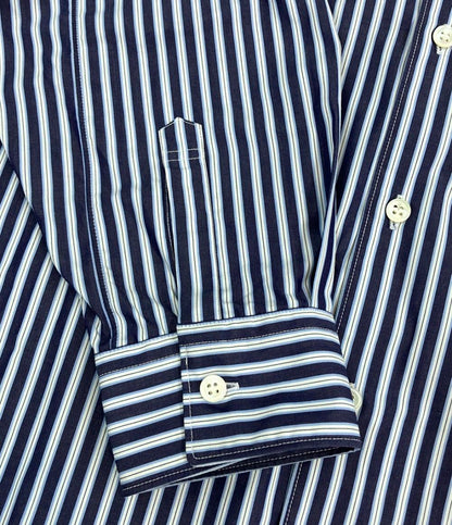 美品 COMME des GARCONS SHIRT 長袖シャツ Yarn Dyed Cotton Stripe Poplin Shirt メンズ SIZE S コムデギャルソンシャツ
