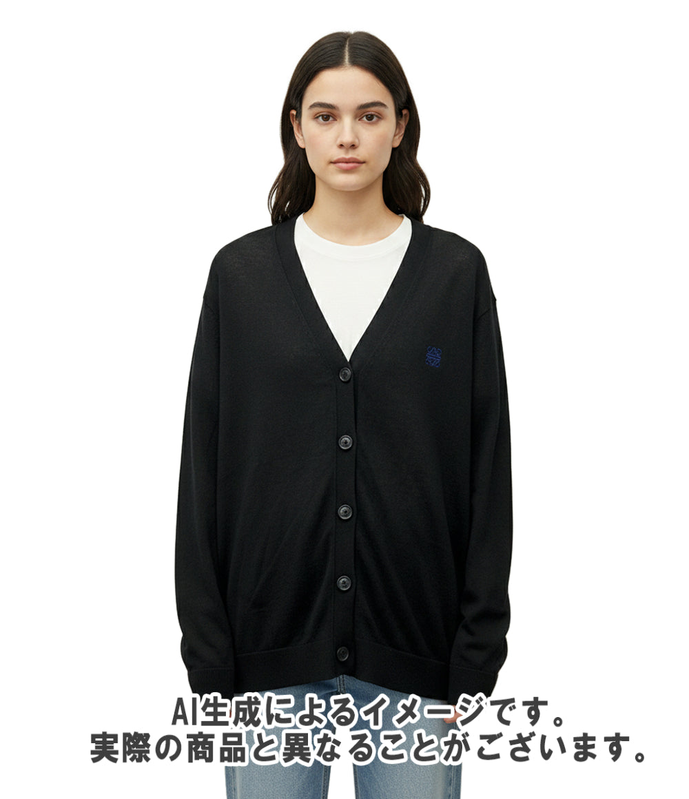 美品 ロエベ 長袖カーディガン アナグラム タグ付き 1726509 レディース SIZE M LOEWE 美品 LOEWE 長袖カーディガン アナグラム タグ付き 1726509 レディース