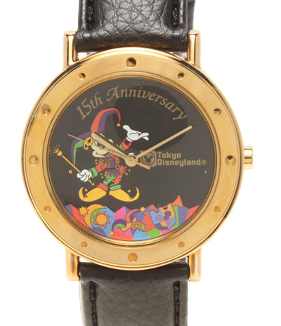 美品 Disney 腕時計 東京ディズニーランド 15周年 クオーツ レディース メンズ ディズニー