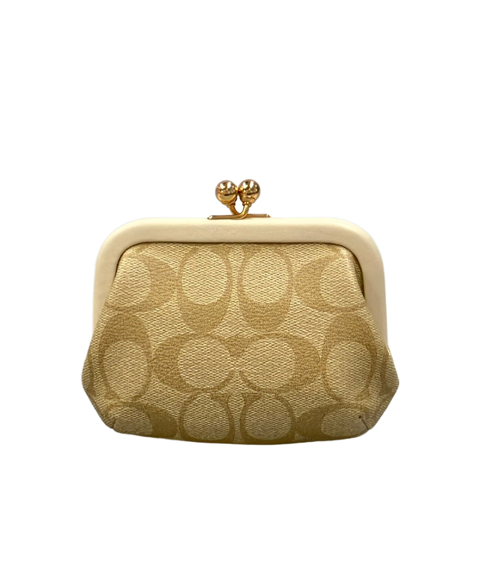 美品 COACH コインケース がま口 C7518 レディース コーチ