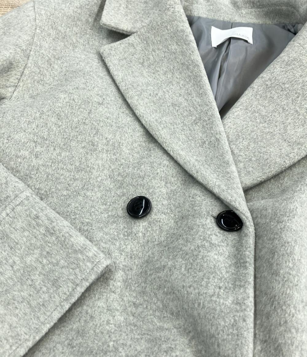 美品 コラージュ コート ショート丈 レディース SIZE F (M) COLLAGE