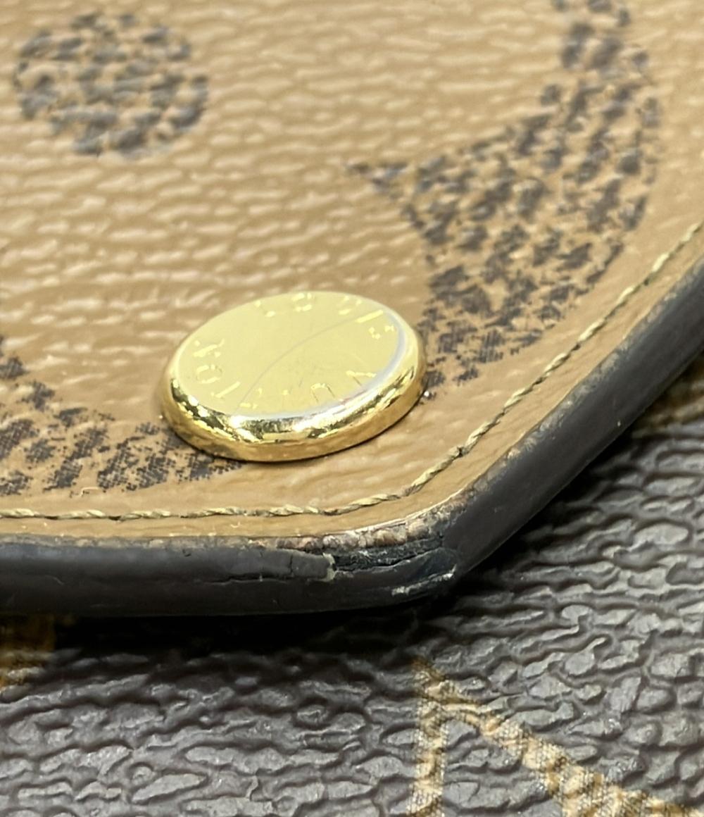 ルイ・ヴィトン 三つ折り財布 ポルモフォイユ ゾエ モノグラムジャイアントリバース M80725 レディース LOUIS VUITTON