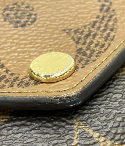 ルイ・ヴィトン 三つ折り財布 ポルモフォイユ ゾエ モノグラムジャイアントリバース M80725 レディース LOUIS VUITTON