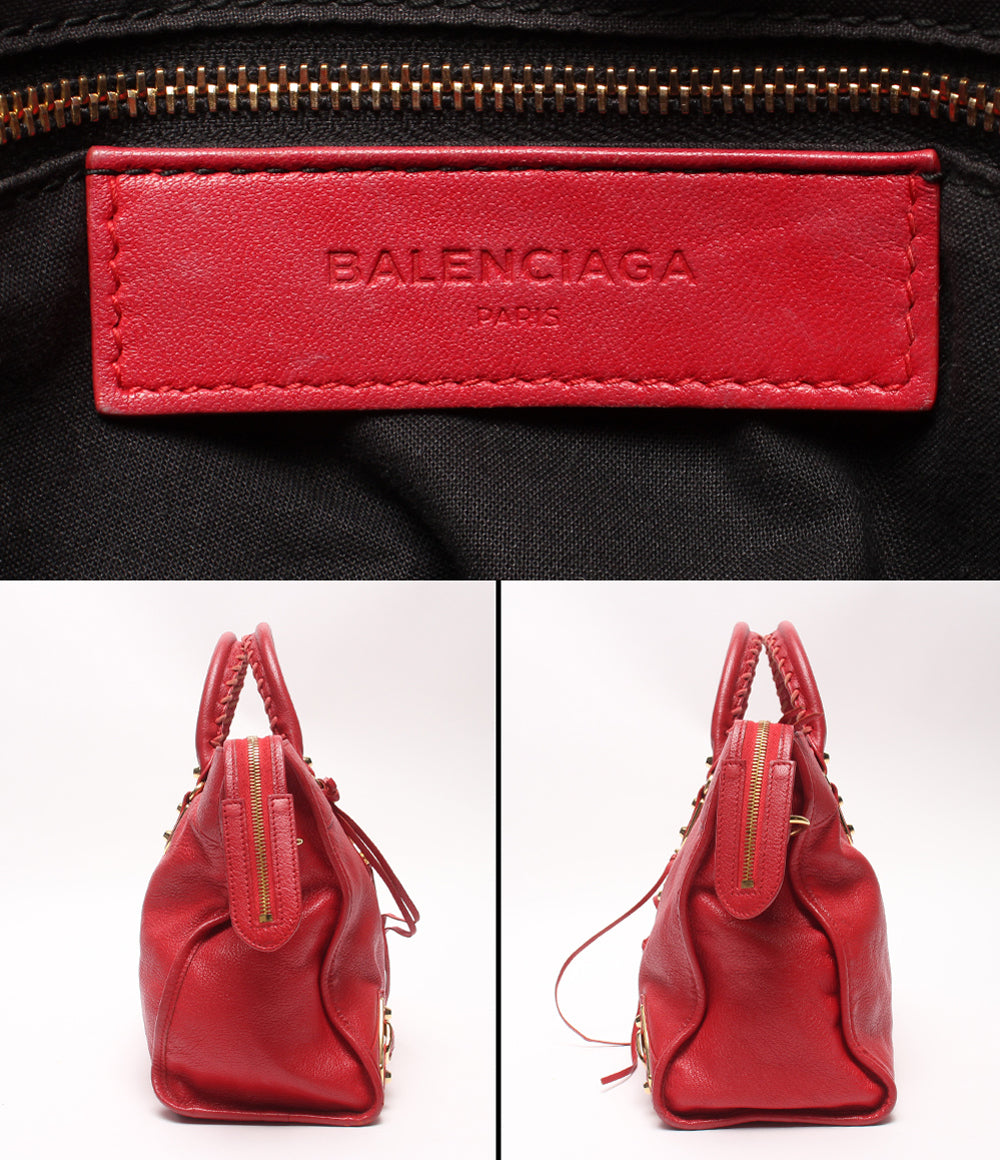 BALENCIAGA 2wayショルダーバッグ ハンドバッグ 肩掛け クラシックメタリックエッジシティ レディース バレンシアガ