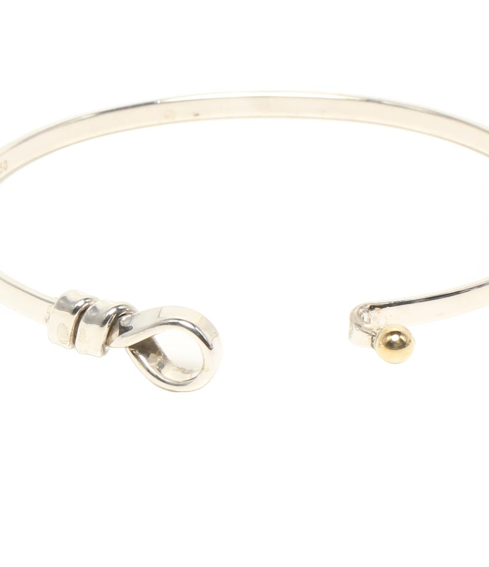 美品　TIFFANY&Co. ティファニー ラブノット バングル TIFFANY&Co.】ティファニー ラブノット バングル シルバー925×K18