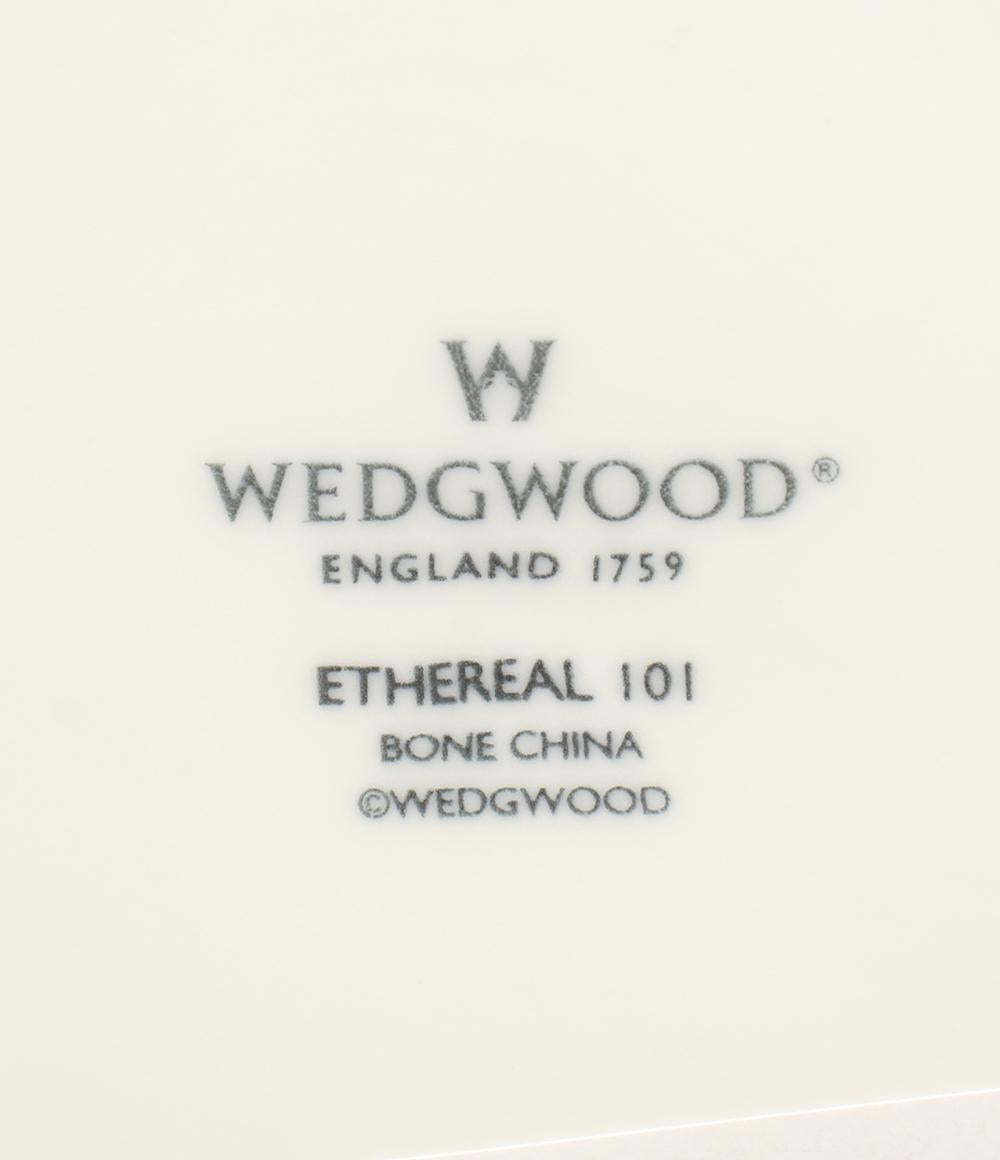 美品 ウェッジウッド スクエアボウル パスタプレート 皿 ETHEREAL エスリアル WEDGWOOD