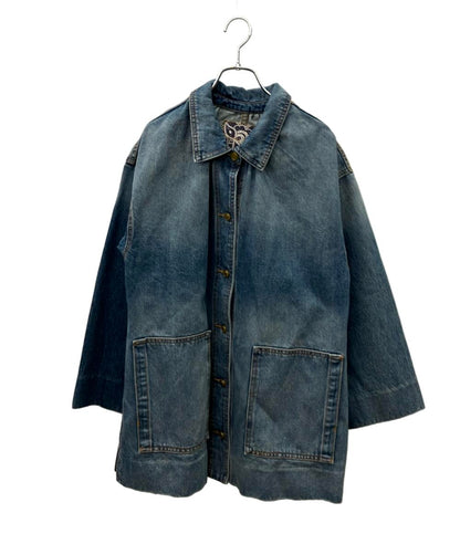 B-SIDES JEANS デニムカバーオールジャケット 23SS 6522-343-0785 レディース SIZE S ビーサイズジーンズ