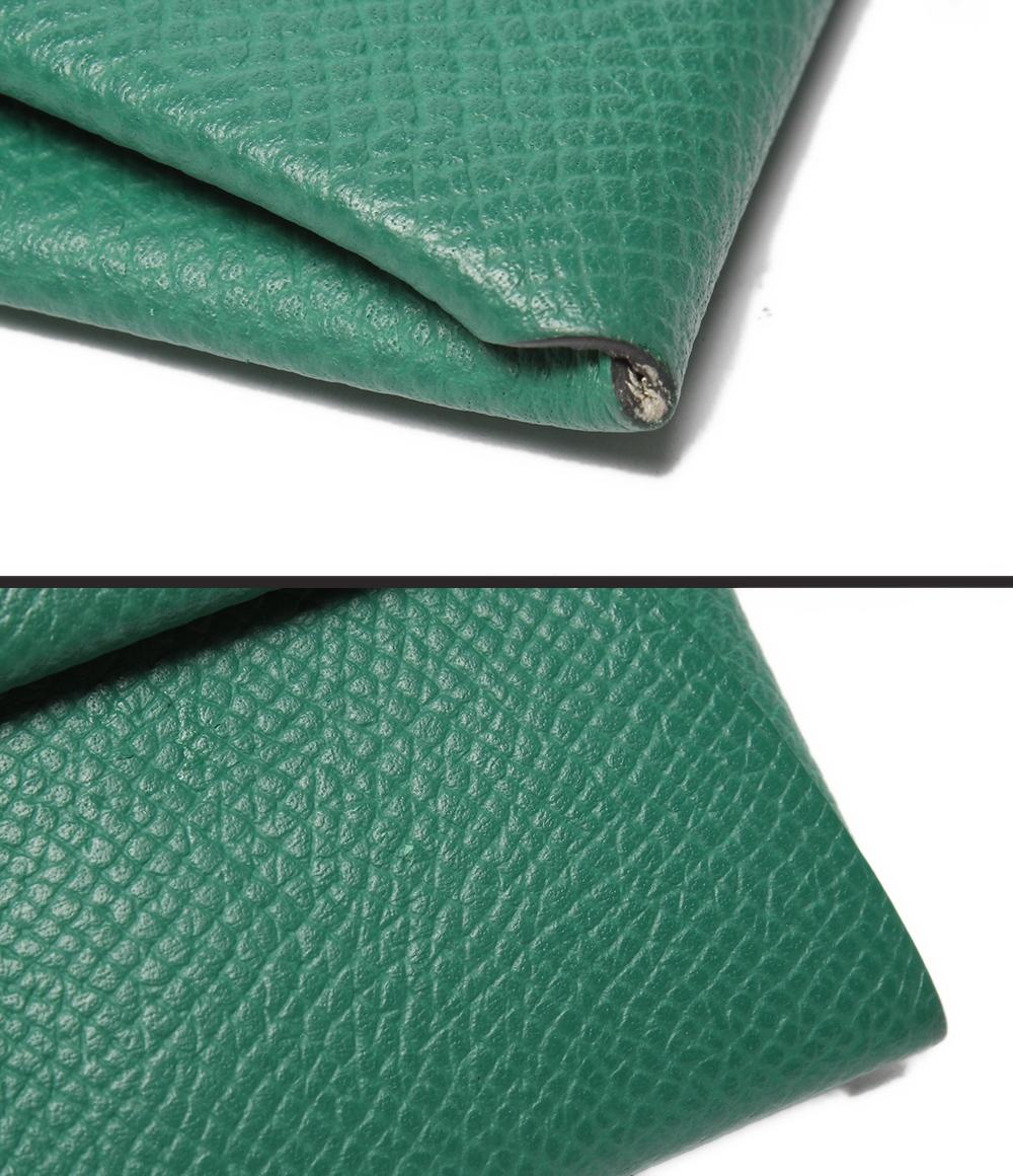 エルメス コインケース W刻印 シルバー金具 バスティア レディース HERMES