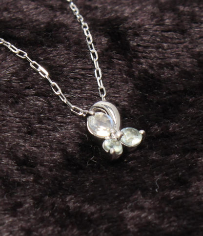 美品 4℃ ネックレス K10 ムーンストーン レディース ヨンドシー