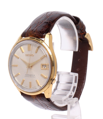 SEIKO 腕時計 セイコーマチック 自動巻き ホワイト 8305-9010 メンズ セイコー