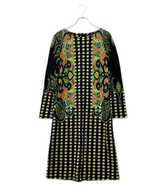 美品 ETRO 長袖 ワンピース 162-18614-5258 レディース SIZE 40 (S) エトロ