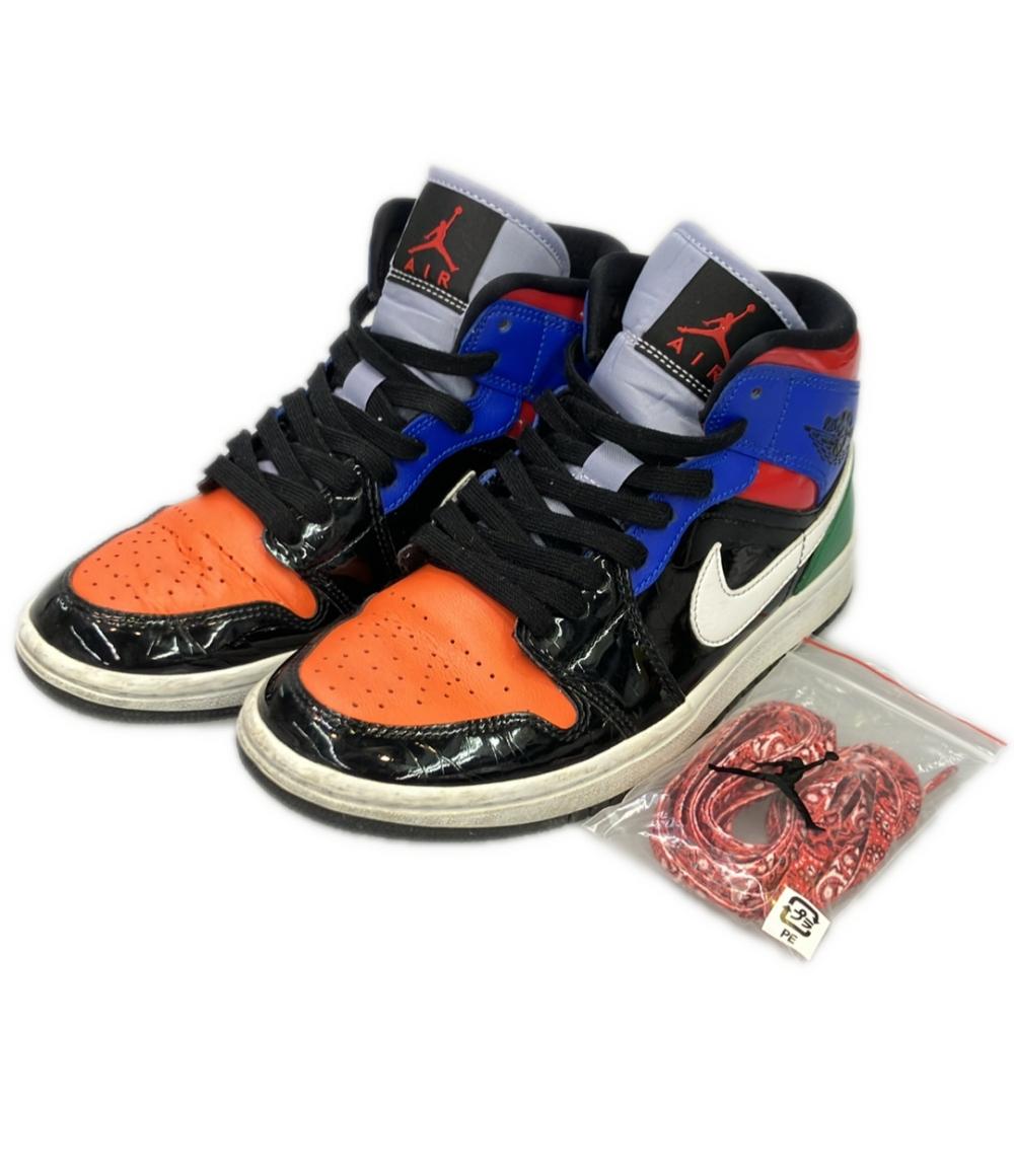 NIKE ミドルカットスニーカー エアジョーダン 1 ミッド SE CV5276-001 レディース SIZE 23.5 (M) ナイキ