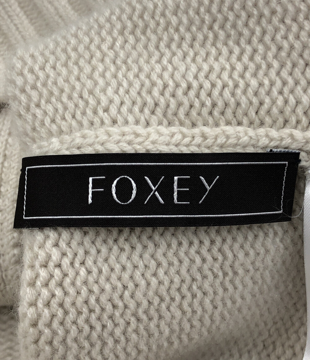 フォクシー 美品 ニットカーディガン カシミヤ100％     40106 レディース SIZE 40 (M) foxey