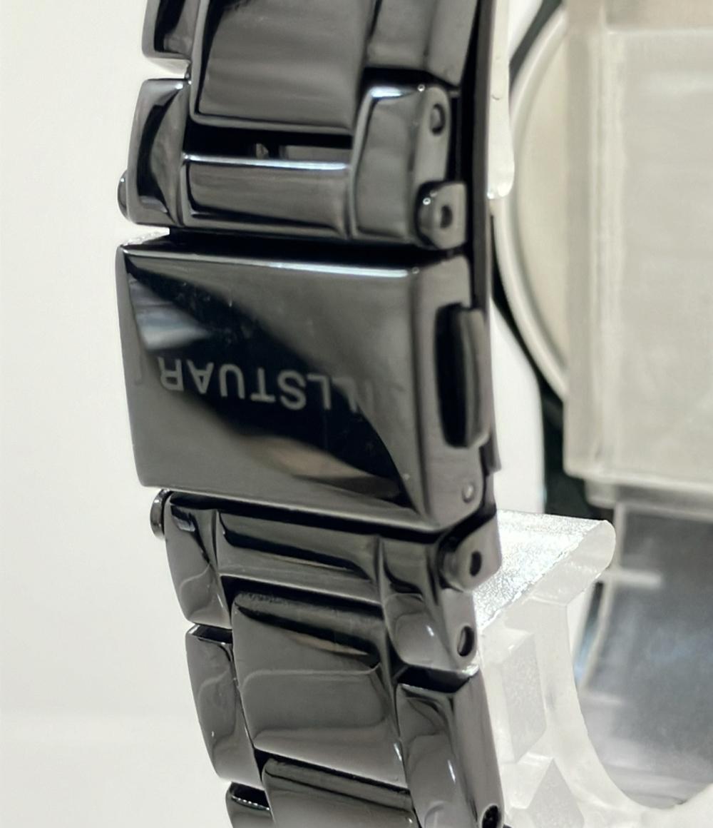 JILLSTUART 腕時計 クオーツ ブラック VD76-0020 メンズ ジルスチュアート