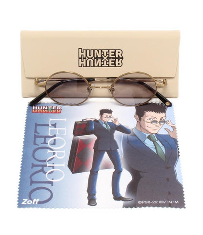 美品 ゾフ サングラス アイウェア 45□21 HUNTER×HUNTER ハンターハンター LEORIO レオリオ ユニセックス Zoff
