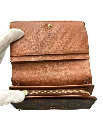 訳あり LOUIS VUITTON 二つ折り財布 ポルトモネ ビエ トレゾール モノグラム M61730 レディース メンズ ルイ・ヴィトン