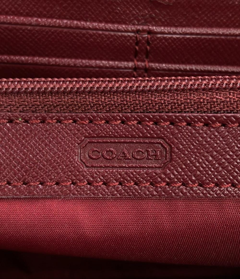 コーチ ラウンドファスナー長財布 レディース COACH