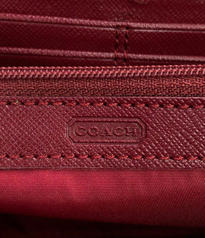 コーチ ラウンドファスナー長財布 レディース COACH