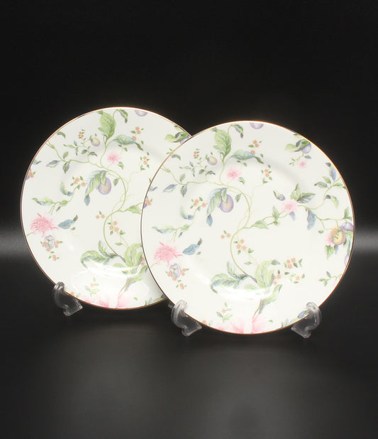 美品 WEDGWOOD プレート 皿 2点セット 20cm スウィートプラム ウェッジウッド