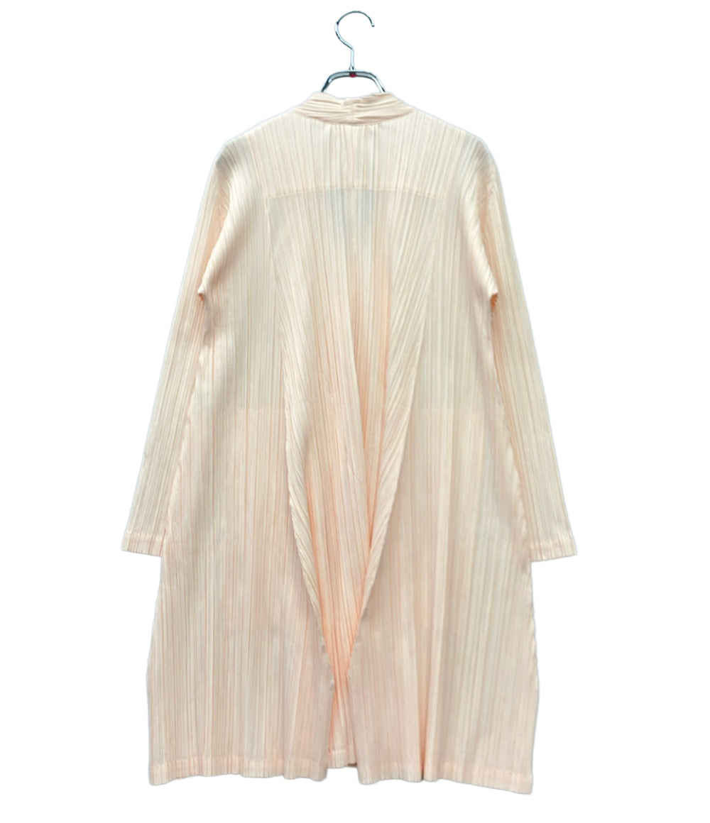 PLEATS PLEASE 長袖カーディガン ロング コート プリーツ アンサンブル モード PP31JA283 レディース SIZE 3 (L) プリーツプリーズ