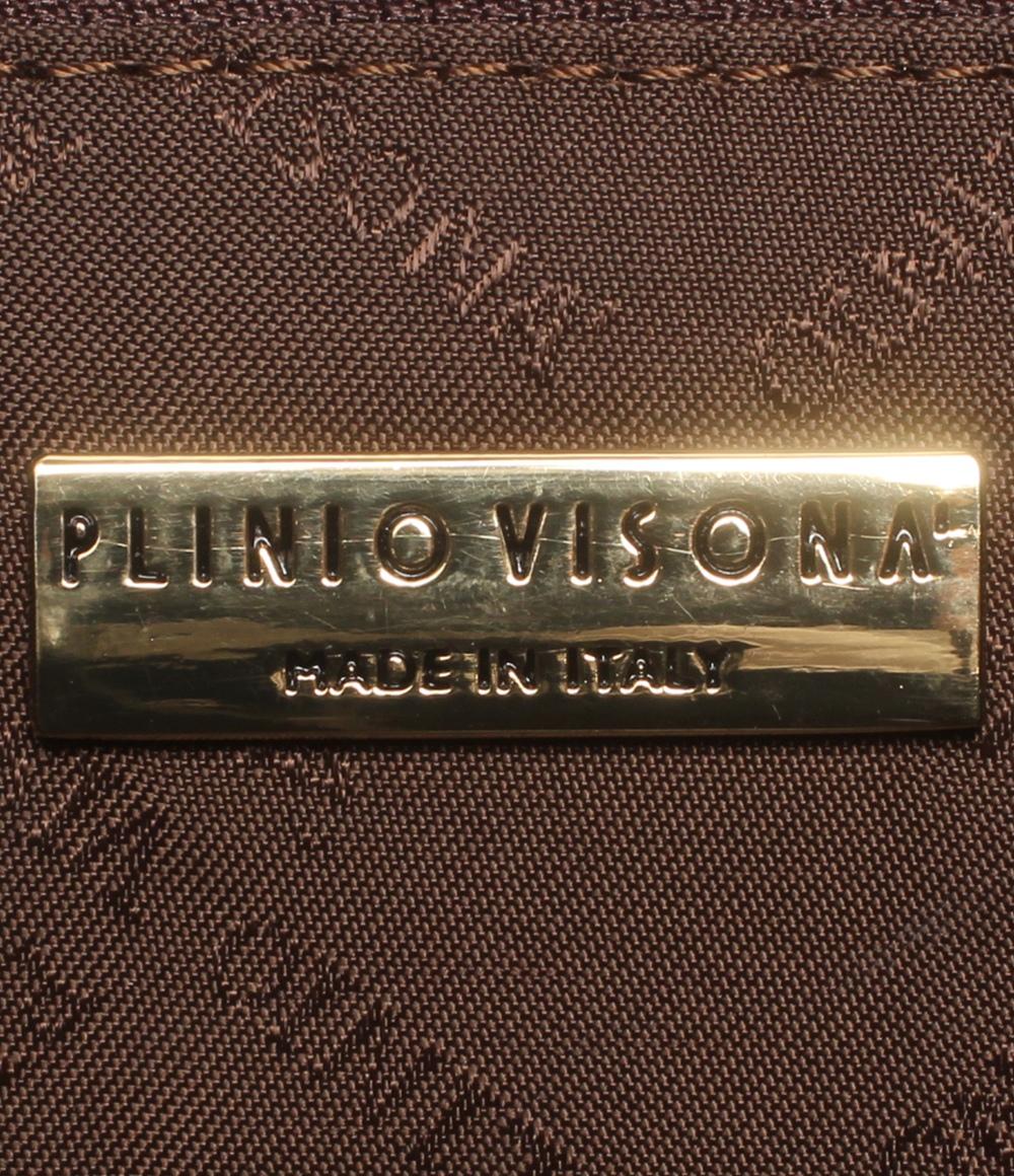 美品 プリニオヴィソナ 2wayショルダーバッグ 肩掛け 斜め掛け レディース Plinio Visona