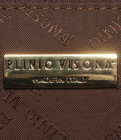 美品 プリニオヴィソナ 2wayショルダーバッグ 肩掛け 斜め掛け レディース Plinio Visona