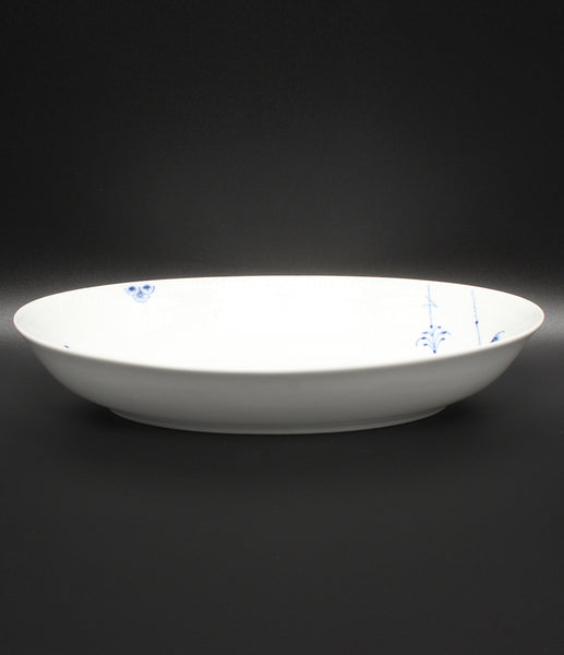 美品 Royal Copenhagen オーバルディッシュ 皿 27cm ブルーパルメッテ