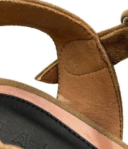 MARNI ウェッジソールアンクルストラップサンダル レディース SIZE 37 23.5(cm) マルニ