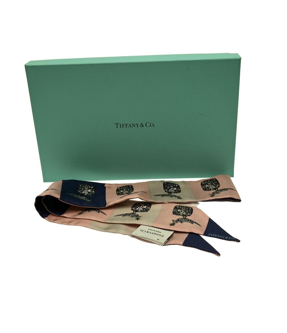 美品 TIFFANY&Co. スカーフ シルク100% レディース ティファニー