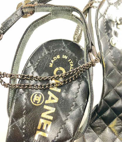 CHANEL パンプス チェーンアンクルストラップ キルティング レディース SIZE 36 1/2 (23.5cm) シャネル