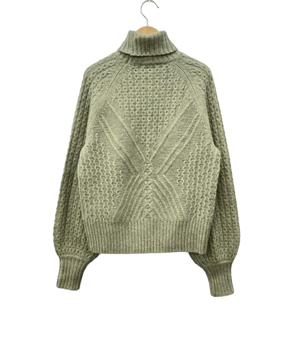 美品 ブルックスブラザーズ 長袖タートルネックケーブルニット レディース SIZE S (S) Brooks Brothers