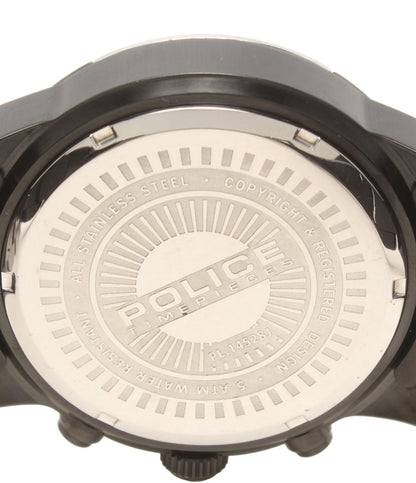 POLICE 腕時計 クオーツ ブラック PL.14528J メンズ ポリス