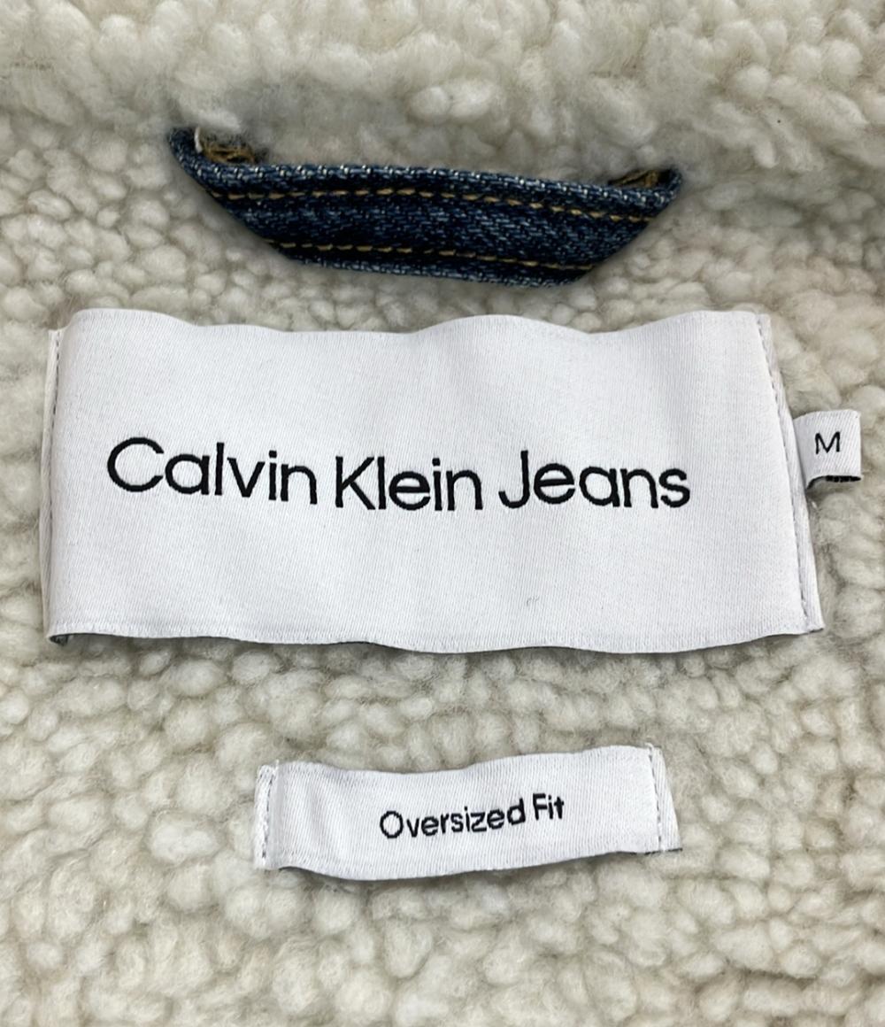 美品 カルバンクラインジーンズ ボアデニムジャケット メンズ SIZE M (M) Calvin klein Jeans