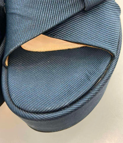 Gianvito Rossi サンダル クロスストラップ 厚底 レディース SIZE 35 1/2 (22.5cm) ジャンヴィトロッシ