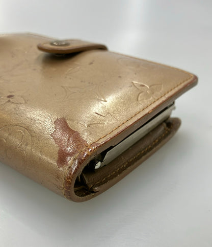 LOUIS VUITTON 二つ折り財布 ポルトモネ ビエ ヴィエノワ モノグラム ヴェルニ M91209 レディース ルイ・ヴィトン