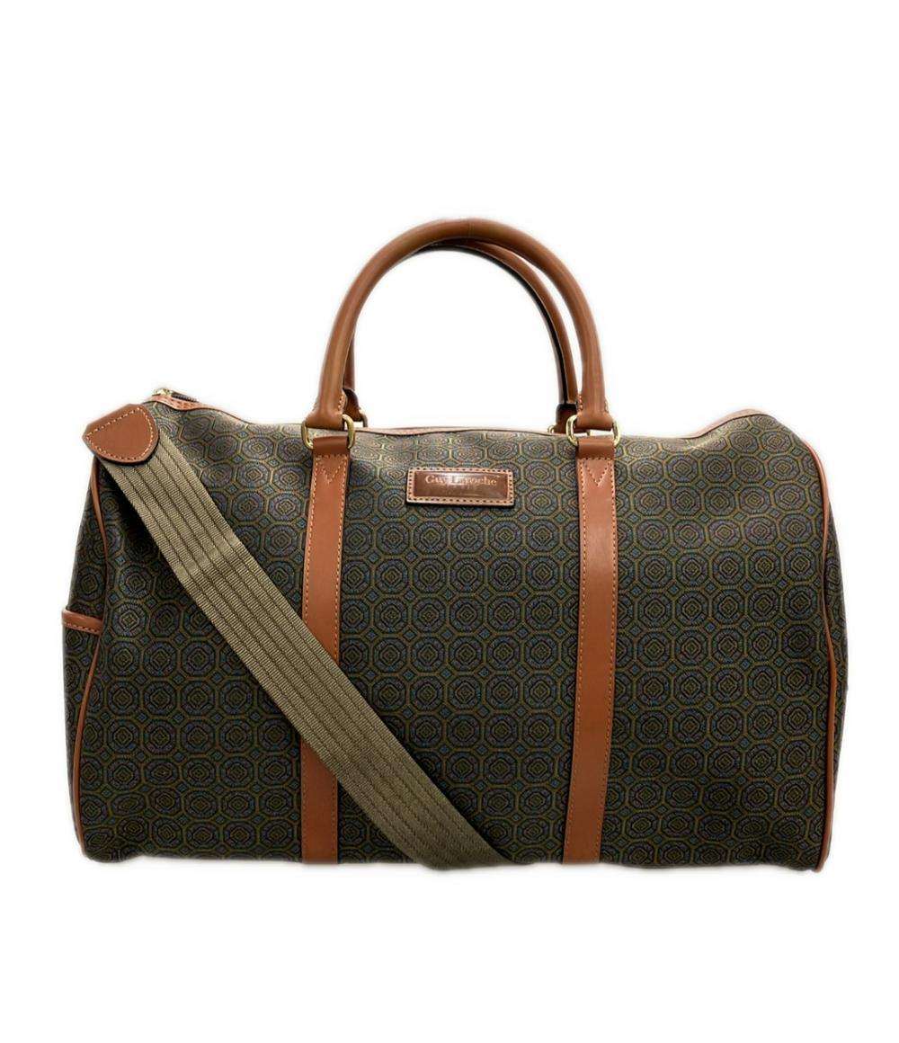 美品 Guy Laroche ボストンバッグ ショルダーバッグ 2WAY 斜め掛け