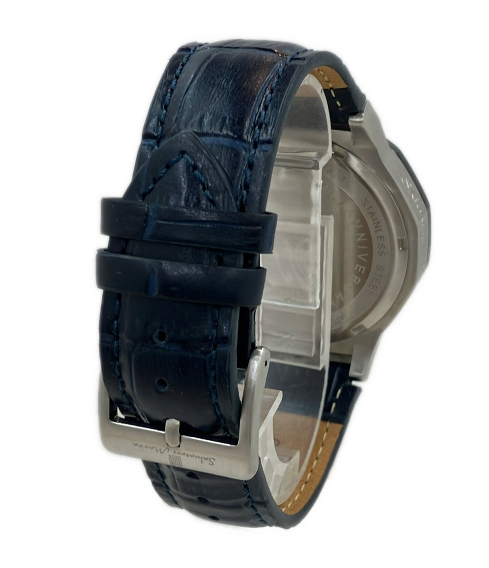 美品 Salvatore Marra 腕時計 クオーツ SM118117-1 メンズ サルバトーレマーラ