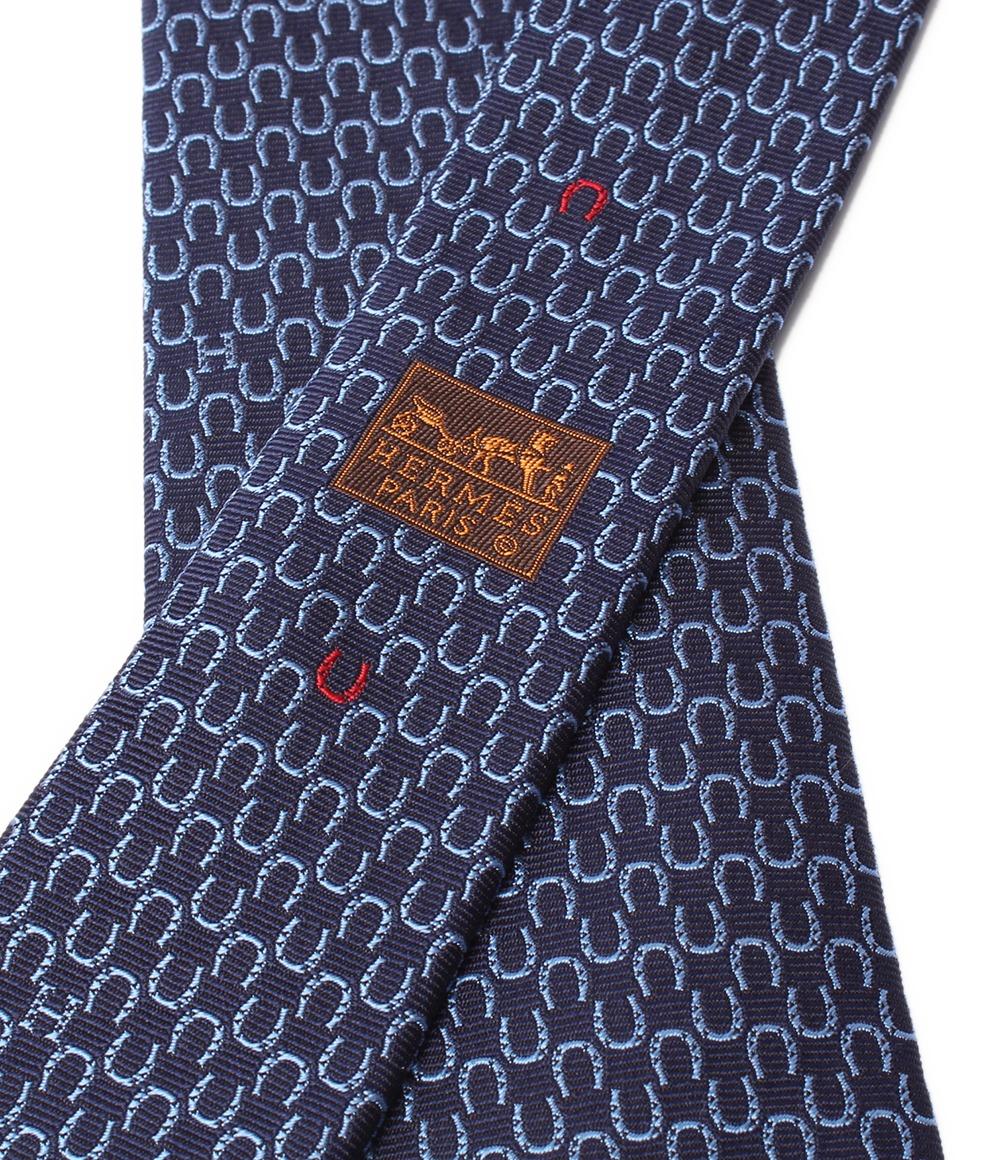 美品 HERMES ネクタイ シルク100％ 馬蹄柄 メンズ エルメス – Rehello