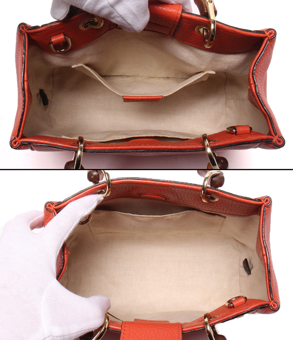 GUCCI 2wayショルダーバッグ ハンドバッグ 斜め掛け ミニショッパー バンブー 368823 001998 レディース グッチ