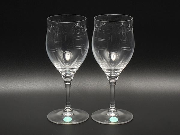 TIFFANY&Co. ワイングラス 2点セット ペア スウィング ティファニー