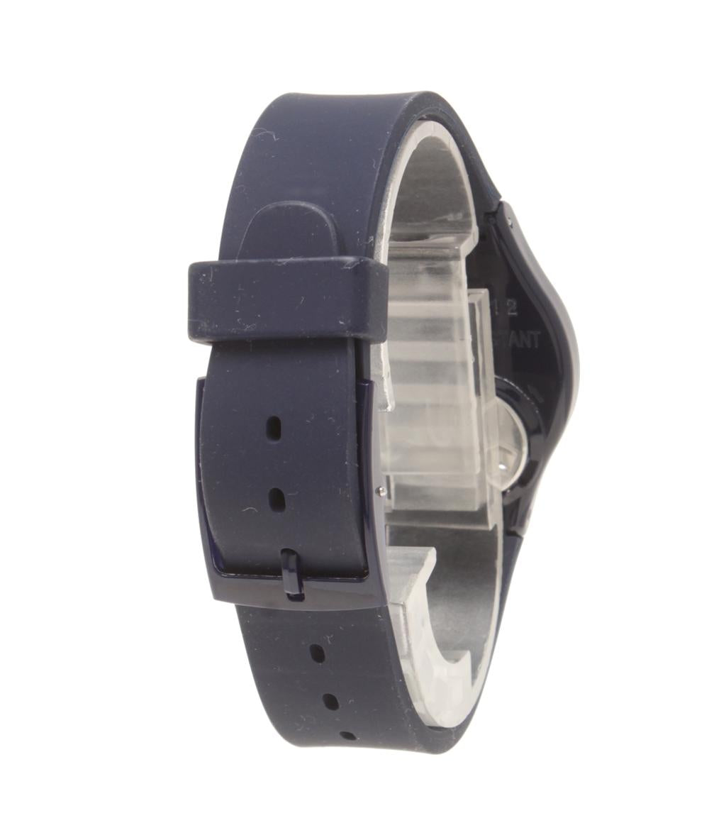 Swatch 腕時計 クオーツ ネイビー系 レディース メンズ スウォッチ