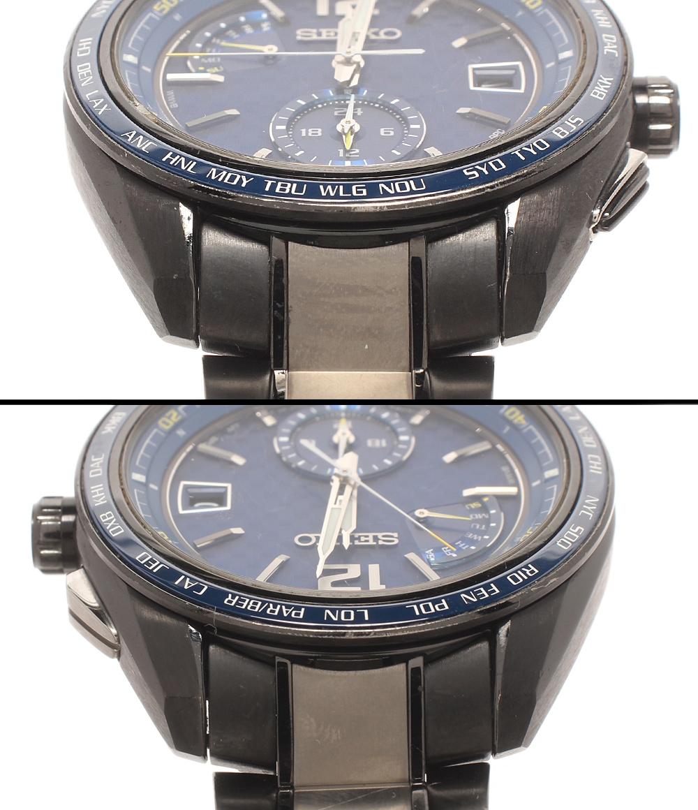 SEIKO 腕時計 ブライツ Brightz ソーラー ブルー 8B63-0AS0 メンズ