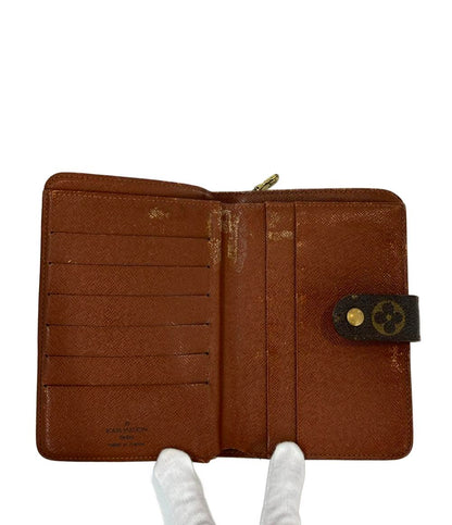 訳あり ルイ・ヴィトン 二つ折り財布 ポルトパピエ ジップ モノグラム M61207 レディース LOUIS VUITTON