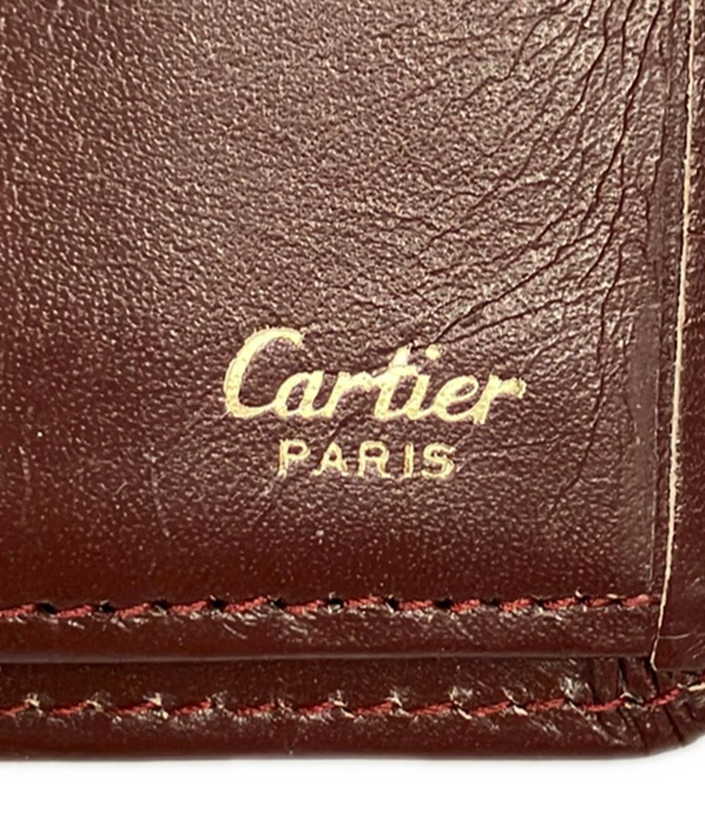 Cartier 二つ折り札入れ財布 マストドゥカルティエ メンズ カルティエ