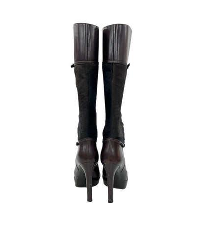 GUCCI ロングブーツ ハラコ レディース SIZE 37 1/2 C (24.5cm) グッチ