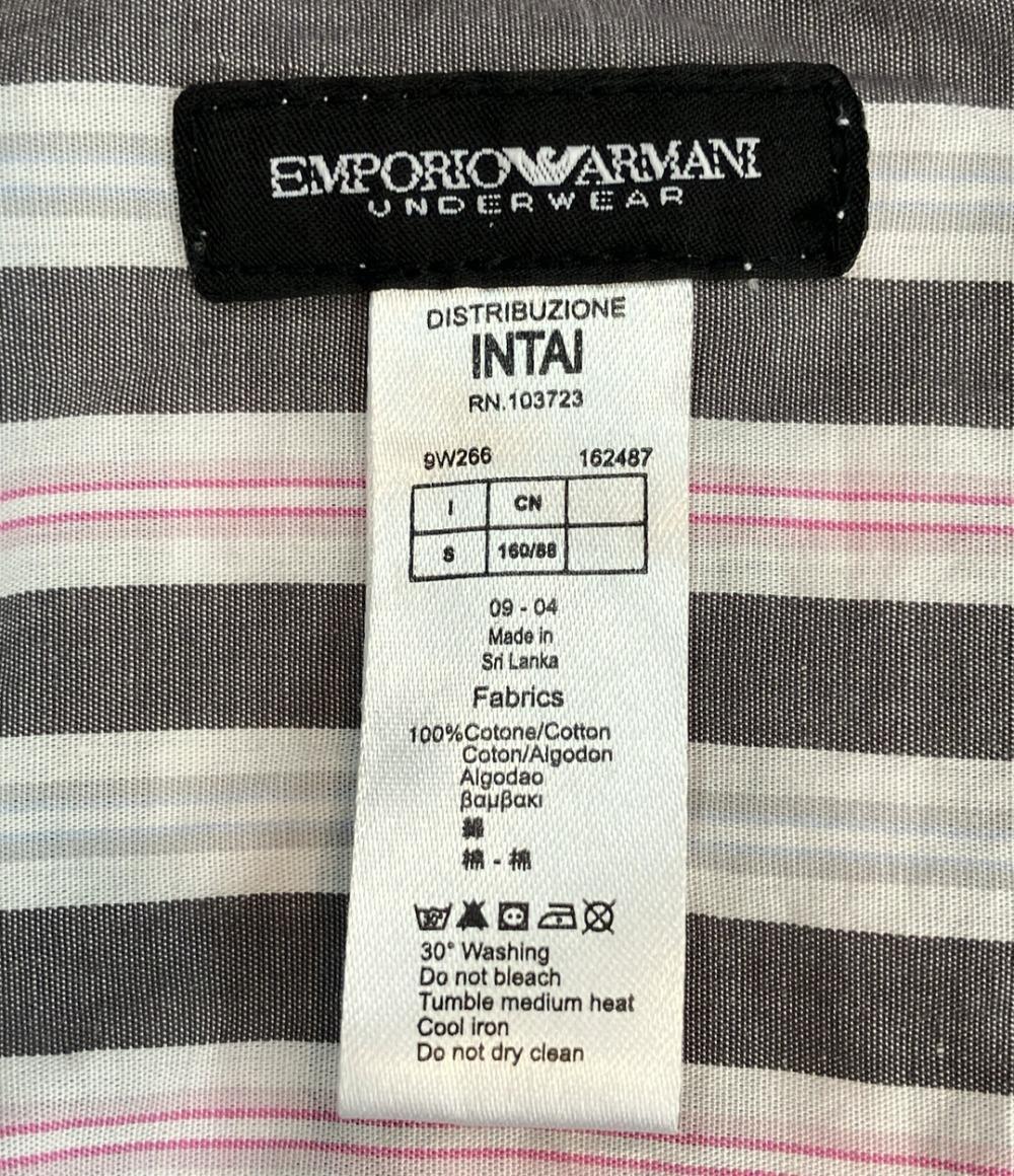 エンポリオ・アルマーニ ストライプ ロングシャツ レディース SIZE S Emporio Armani