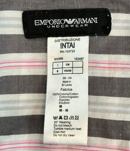 エンポリオ・アルマーニ ストライプ ロングシャツ レディース SIZE S Emporio Armani