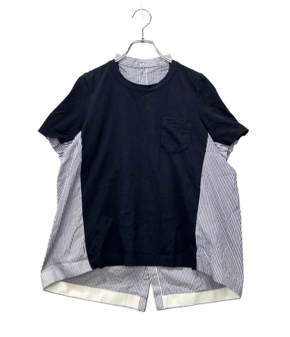 Sacai 半袖シャツ コットン バックボタン コットン SCW-022 レディース SIZE 1 (S) サカイ