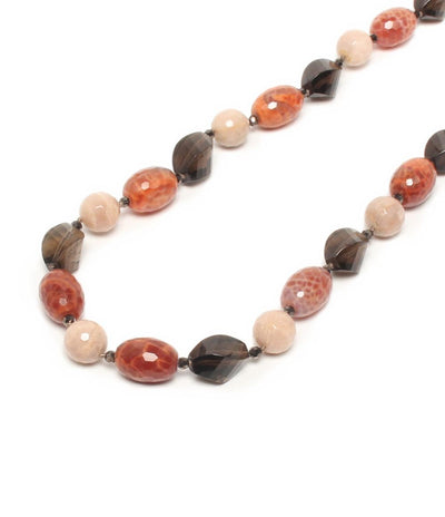 Kong qi ネックレス スモーキークォーツ レディース コンチィー