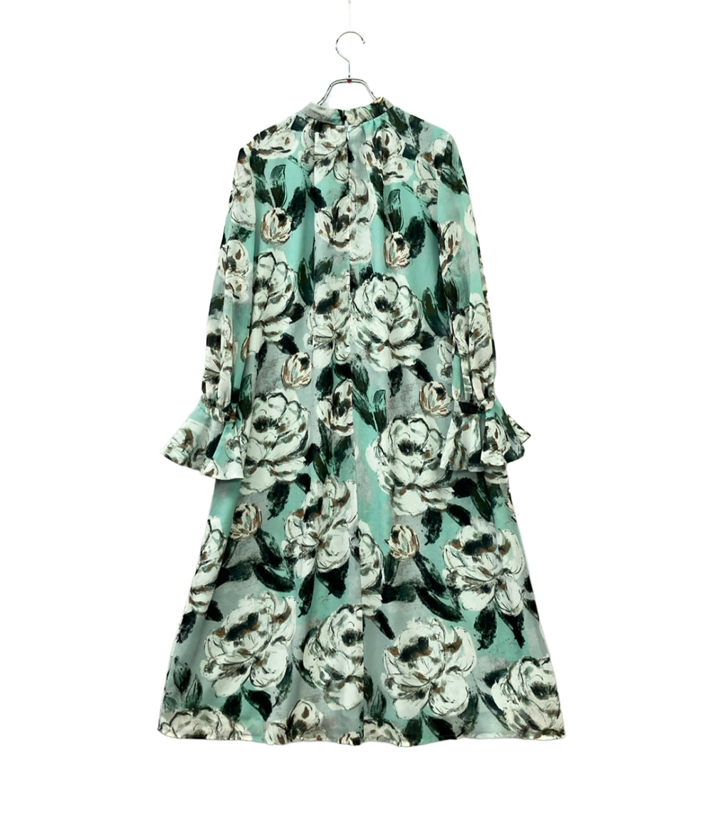 美品 Sov. フラワーシフォンワンピース レディース SIZE 36 (S) ソブ